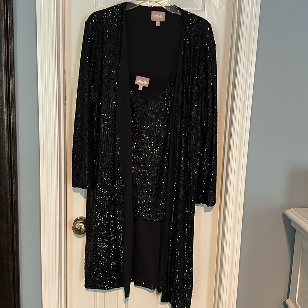 Show Me Your Mumu Sequin Shell & Duster